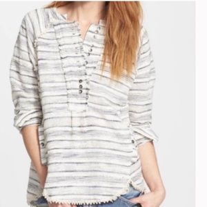 Free People striped tunic Hideaway Henley